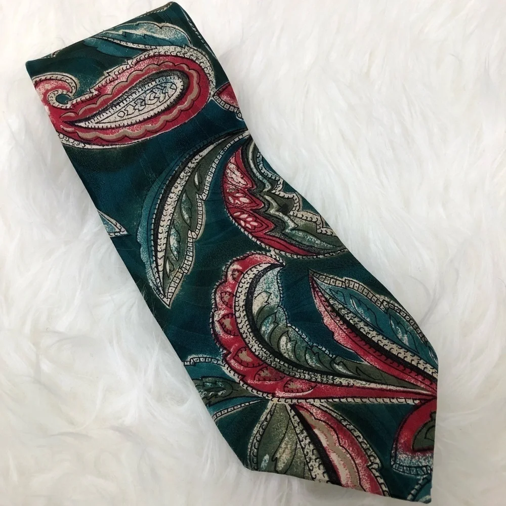 Oscar de la Renta Vintage couture collection designer tie